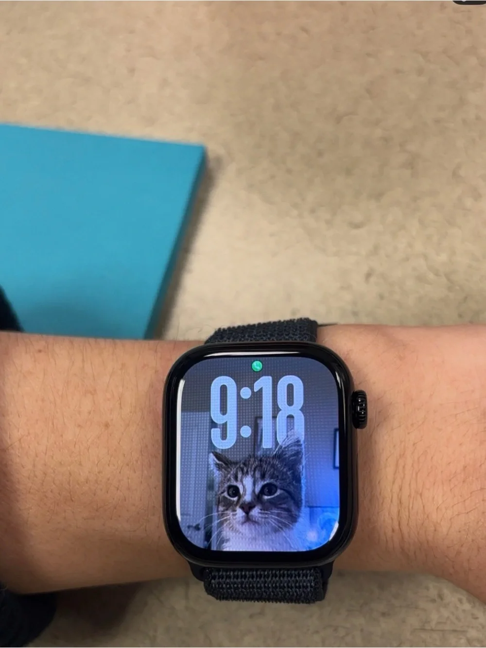 ON HOLD (pending sale) Apple Watch Series 10 with Dark Blue Nylon Band